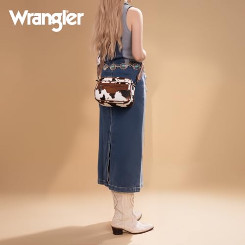 Wrangler Crossbody Bag for Women Multi Pocket Crossover Bag Shoulder Pursea with Adjustable Strap2