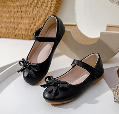 Girls Ballet Flats Bowknot Mary Jane School Wedding Party Flat Shoes2