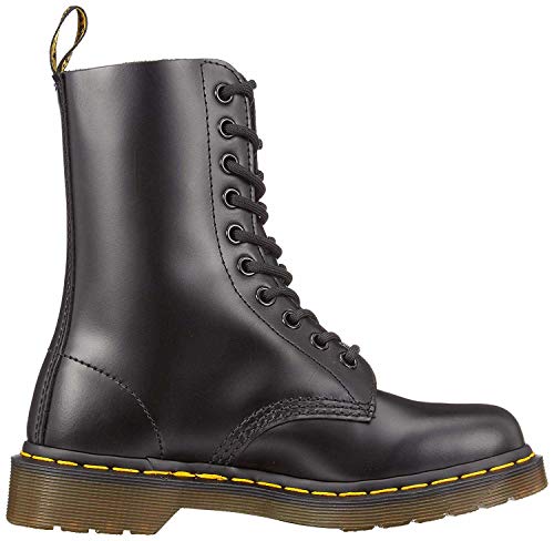 Dr. Martens 1490, Stivali Unisex Adulto, Nero (Black Smooth), 40 - 3