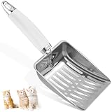 Apidgrowth Cat Litter Scoop - Stainless Steel Metal Cat...