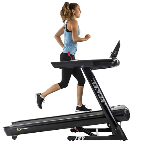 Tunturi T80 Endurance Laufband klappbar für Zuhause mit LED Monitor