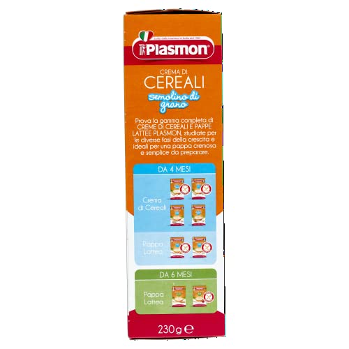 Plasmon Crema di Cereali Semolino di grano 230g 6