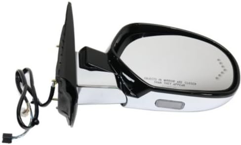 MAPM Premium ESCALADE 07-14 MIRROR RH, Power, Heated, Power Folding, PTM, w/Memory, Puddle Lamp and Signal Lamp FOR 2007-2014 Cadillac Escalade