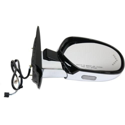 MAPM Premium ESCALADE 07-14 MIRROR RH, Power, Heated, Power Folding, PTM, w/Memory, Puddle Lamp and Signal Lamp FOR 2007-2014 Cadillac Escalade