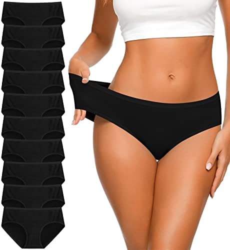 Eiggam Cotton Bikini Roses High Cut Stretchy Cool Underwear for Women