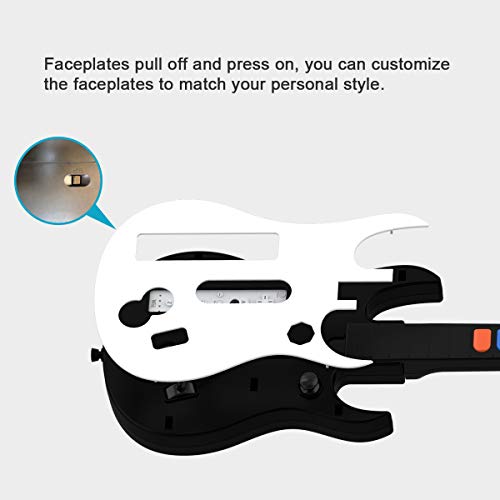 NBCP Wii Guitar Hero Controller Wireless Compatible with Guitar hero Wii rock band 2 games Guitar He