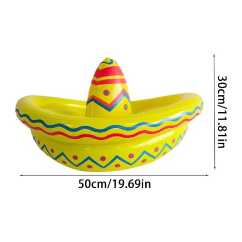 Cubo de hielo sombrero hinchable ideal para regalar a viajeros en su picnic 7