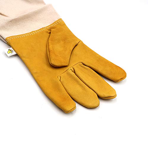 Imker Handschuhe mit belüftetem Ärmeln groß ideal Imker Handschuhe – Bild 4