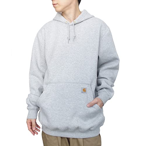 [カーハート] プルオーバー パーカー Midweight Hooded Pullover Sweatshirt USAモデル [K121] L グレー [並行輸入品]