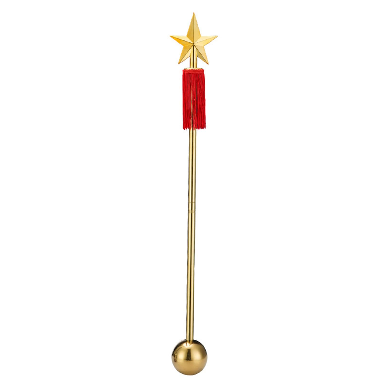 MAGICLULU Bacchetta Design Smontabile Sicuro in Acciaio Inossidabile per Direttore D'orchestra Manico in Poliestere Accessorio Musicale Elegante per Band e Sfilate