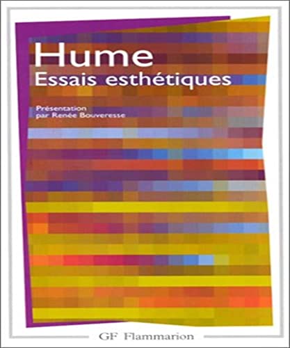 livre Essais esthétiques