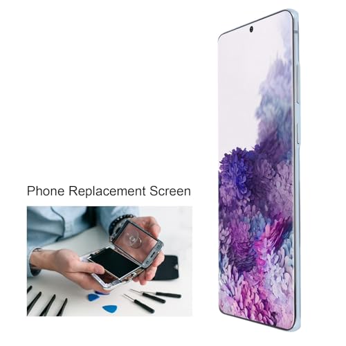 AKLOSIPY Profesjonalny Zamiennik 6,7-calowego Ekranu AMOLED do S20 Plus 5G SM G901B Digitizer LCD z Czujnikiem Linii Papilarnych (BLUE)