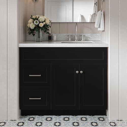 DKB Bradford 42" Black Single Vanity