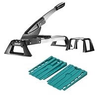 wolfcraft Projekt-Set „Vinyl & Laminat verlegen“ - 8638000 - Profi-Schneider für Vinyl und Laminat und 30 hochwertige Universal-Keile
