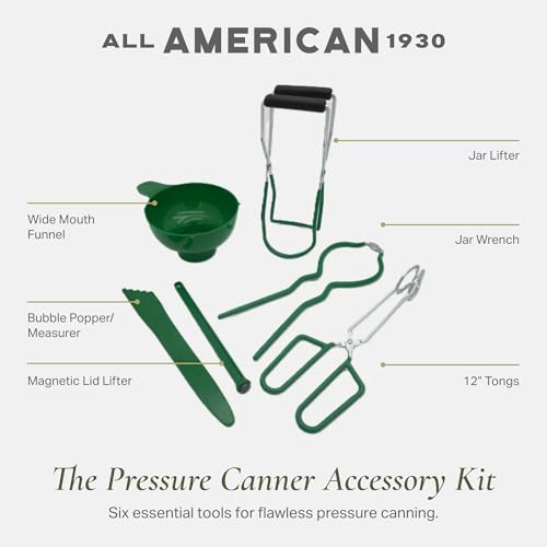 Image of All American 1930: Pressure Canner Accessory Kit - 6 Essential Canning Tools - Made in the USA