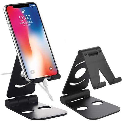 Ya en manzanajugosa.com: EJRUP Pack de 2 Soportes móviles Mesa Plegable,Soporte Dock Base Escritorio Ajustable para Teléfono,Portable Soporte para movil,Compatible con iPhone 15, 14, 13 Pro MAX, Todos los móviles de 4´´-7.9´´