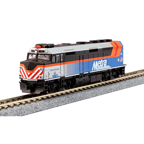 EMD F40PH #181 Chicago Metra New Paint Version Village of Schaumburg N Scale Train