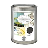 屋外用 多目的用 水性塗料 N-35 ダークグレー 500g/艶消し 内装 外装 壁 屋内 ファインペイントシリコン つや消し 多用途