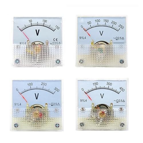 Voltmètre 91L4 AC 150V 450V indicateur de tension analogique 45mm