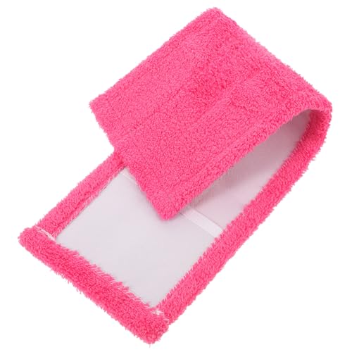 MALUGOGO Almohadilla de repuesto de microfibra coral para limpieza del hogar, tapa de fregona fácil de reemplazar para suelos laminados de madera dura, azulejos de vidrio, lavable a máquina