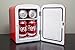 Coca-Cola KWC-4 4 Liter/6 Can Portable Fridge/Mini Cooler for Food, Beverages, Skincare-Use at Home, Office, Dorm, Car, Boat- AC & DC Plugs Included, Red