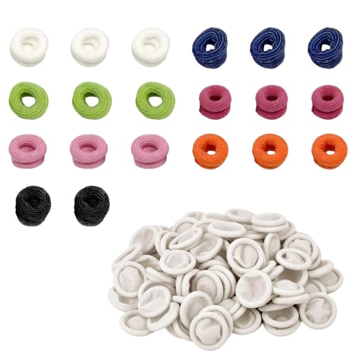 50 Pcs Finger Bandages Tubular Set, Finger Protectors Finger Stall Finger Bandages Tubular Finger Cots Thumb Bandage, Finger Bandage Stall for Work Kitchen Finger Protection