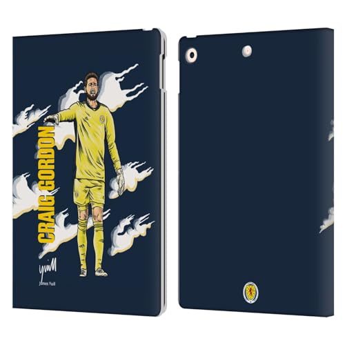 Coque iPad 10.2 Écosse Craig Gordon étui portefeuille protection tablette