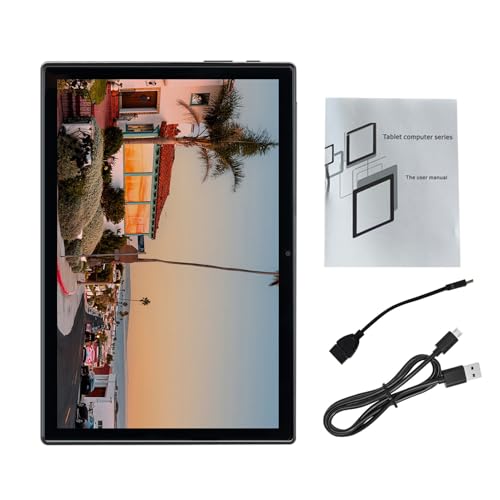 Vroomoto Tablette 10 Pouces 11, 6 Go 128 Go de ROM, Double SIM, Batterie 8000mAh, Type-C,...