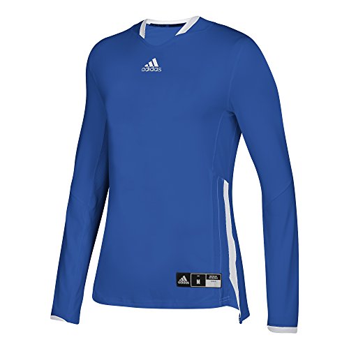 adidas Blue Chip Long Sleeve Jersey XS Collegiate Royal-White
