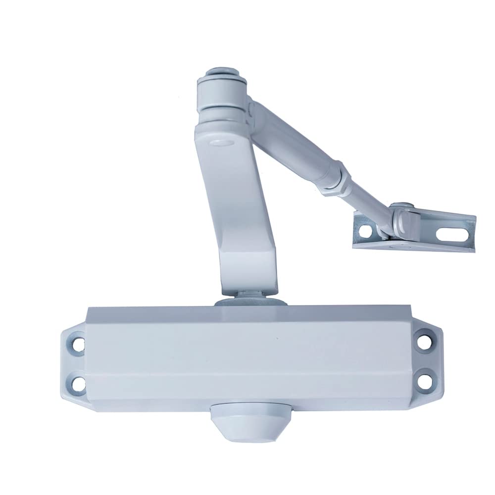 Zamknięte drzwi z blokadą siły 2 białe (drzwi 70/90 cm.)