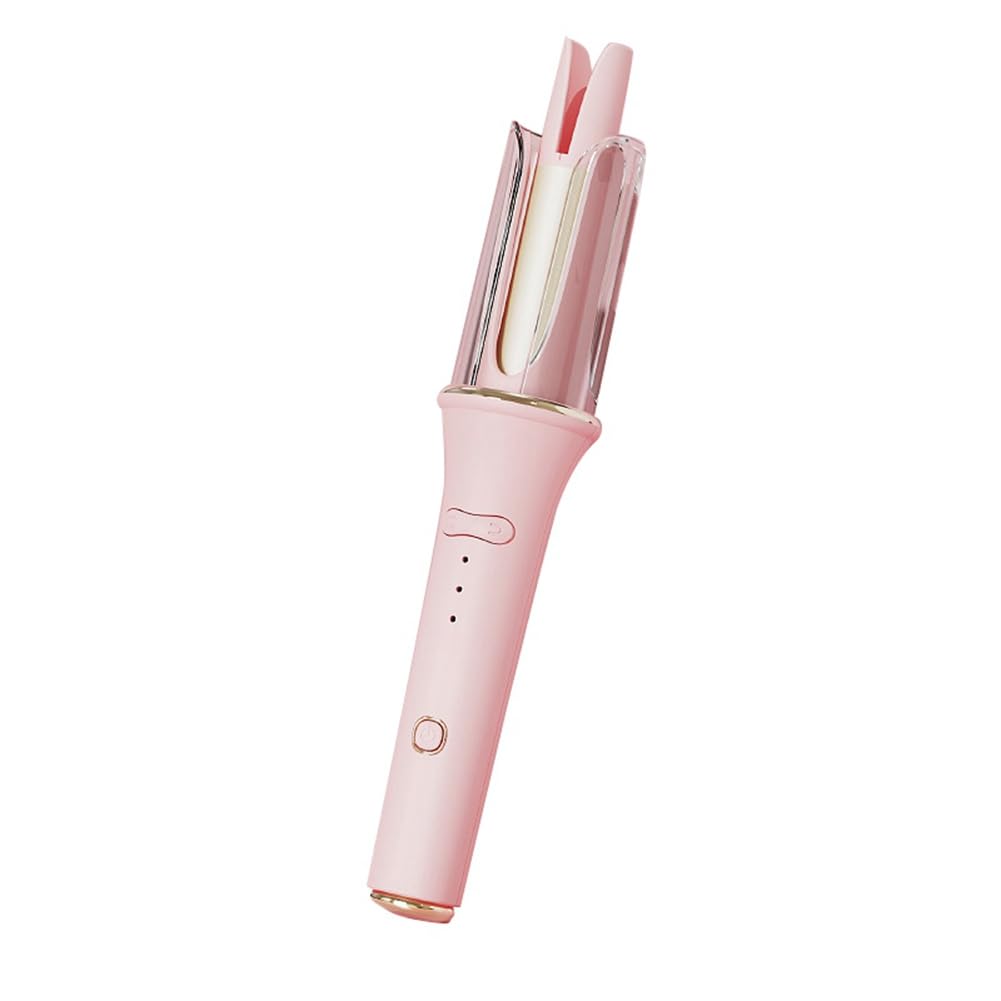 Rizador de Pelo AutomáTico 25 mm Rodillo de Pelo de CeráMica con RotacióN AutomáTica Rizador Profesional Varita Rizadora Ondulador de Pelo Enchufe Europeo C