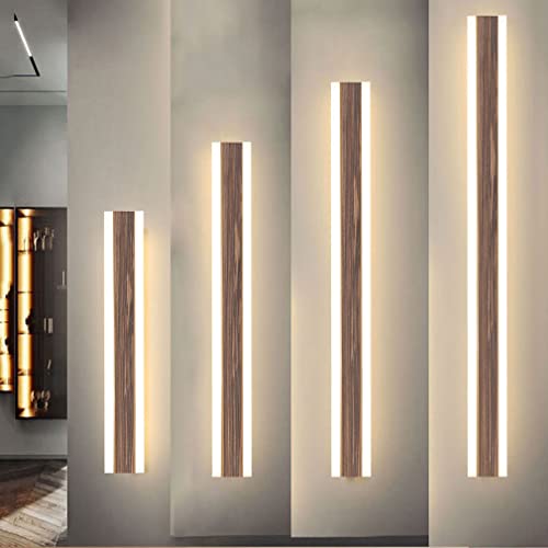 Applique murale LED extérieure 60cm noire dimmable avec télécommande étanche IP65 pour jardin - 4