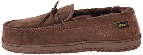 Old Friend Men's Loafer Moccasin, Dark Brown,10 M #TOP7