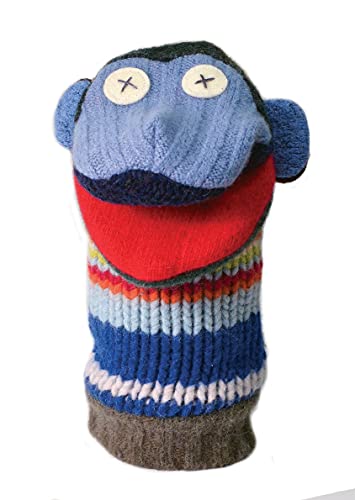 Cate & Levi - Hand Puppet Making Kit - Premium Reclaimed Wool - Machine Washable (Monkey) #TOP2