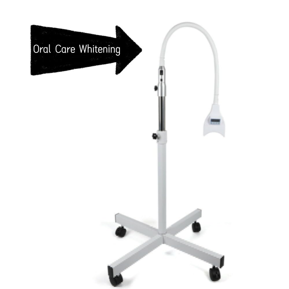 LED Teeth Whitening Lampe, 21W LED Hause Zahnaufhellungs mit 3 Fache Vergrößerung Sobjektiv, Zähne Aufhellen Lampe für Zahnaufhellung & Zähne Aufhellen