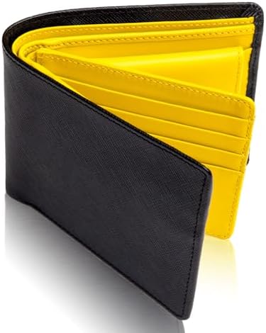 （08:30時点） 財布 メンズ 2つ折り 【世田谷ベースに掲載】 二つ折り 本革 大容量 カード 二つ折り財布 8 イエロー