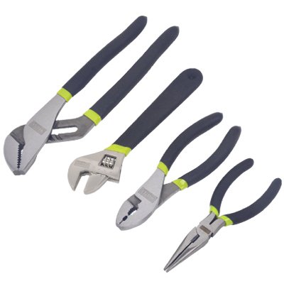 Apex Tool Group213169 Master Mechanic, 4 Piece, Pliers & Wrench Set