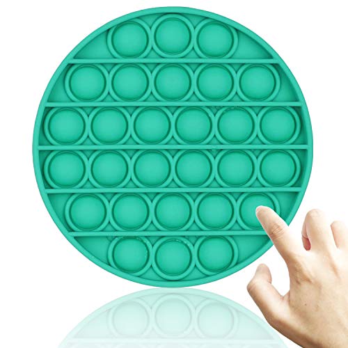 Push Pop Bubble Sensory Fidget Toy for Autistic Children Adult Stress Reliever Soft Silicone Squeeze Sensory Toy Finger Exercise Brain Training Autism Special Needs Toys Puzzle Game (Ci