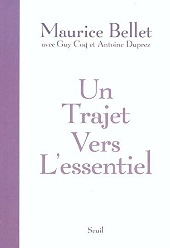 Un trajet vers l'essentiel PDF Ebook En Ligne