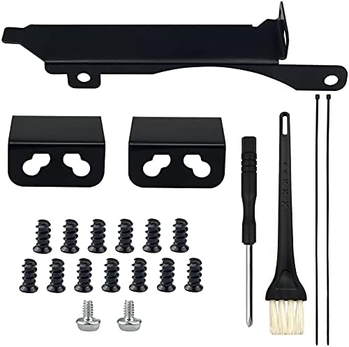 22Pcs Fan Mount Rack PCI Slot Bracket Fans 9cm 12cm Computer Radiator Stand Holder DIY Support Tool With Brush and Screwdriver for Video Card Graphic Card
