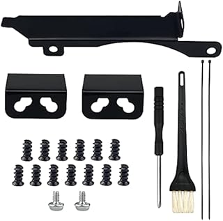 22Pcs Fan Mount Rack PCI Slot Bracket Fans 9cm 12cm Computer Radiator Stand Holder DIY Support Tool With Brush and Screwdriver for Video Card Graphic Card