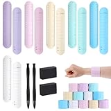 cobee 12pc Reusable Silicone Memo Wrist Band, Waterproof Wearable Memo Wrist Band 9.3 x 1.8'' To Do List Wrist Band with 2 Pcs Oil-Based Ballpoint Pen 2 Pcs Eraser for Daily Planner Study Task