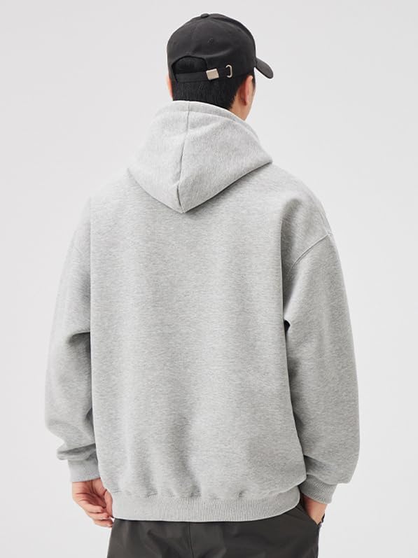 PAODIKUAI Men Hoodie Sweatshirt Loose Fit Fashion Pullover Hoodie Casual Long Sleeve Hooded Sweatshirt with Pocket - Image 5