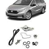 UnayKolb Timing Belt Kit & Water Pump With Seals Set for 2001-2003 Acura CL for 2001-2002 Acura MDX for 2000-2003 Acura TL for 2000-2004 Honda Odyssey for 2003-2004 Honda Pilot TBK286-GMB
