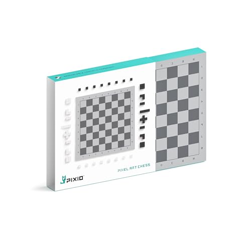 PIXIO Chess en estilo Pixel Art - Juego único de ajedrez magnético