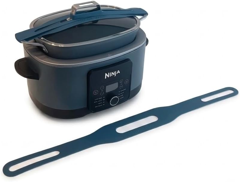 Lid Latch Silicone Straps for Ninja Slow Cookers (2-Pack) – Custom Fit for Foodi PossibleCooker Pro 8.5 Qt & Everyday PossibleCooker Pro 6.5 Qt – Spill-Proof Lid Lock for Travel & Potlucks