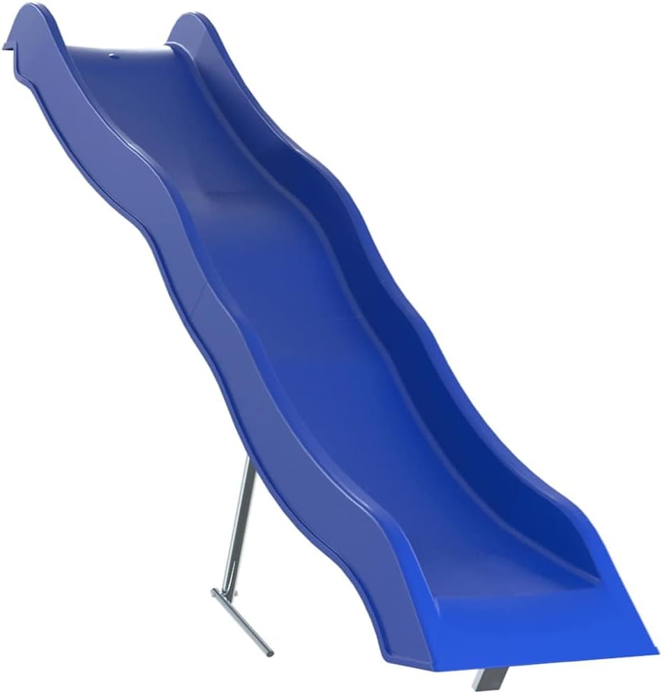 YAFF Play Slide Blue Polypropylene (PP) 82.7 in Long Durable,Toys & Games,Outdoor Play Equipment,Swing Sets & Playsets,826599