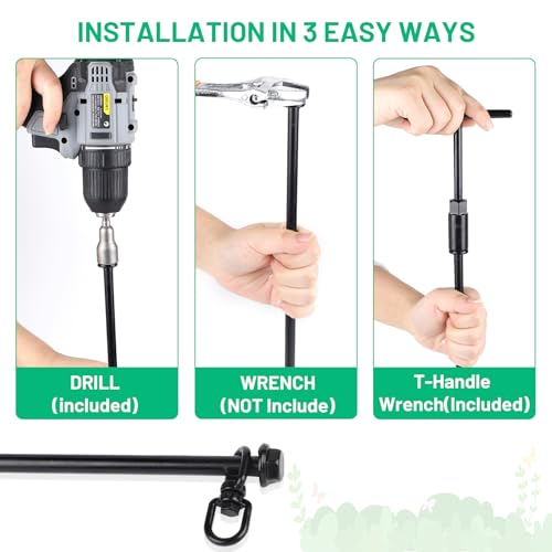Sardines de fixation SWAWIS en acier durable pour ancrage au sol de structures