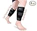 Calf Brace - 4 protectors in 1 bundle - Neoprene Shin Support and Lycra Wrap Sleeve with Straps - Recovery from Muscle Cramp, Edema, Varicose Veins, Splints, Leg Fracture - Running and Sports