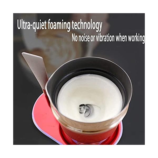 Vaporizador de Leche Batidora de Leche Calentador de Leche Vaporizador de Leche de Acero Inoxidable con funciÃ³n de Leche frÃ­a Caliente MÃ¡quina automÃ¡tica de Espuma Funcionamiento silencioso LSDRAL - Imagen 4